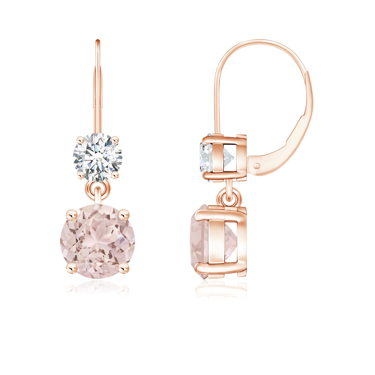 A - Morganite / 1.72 CT / 14 KT Rose Gold