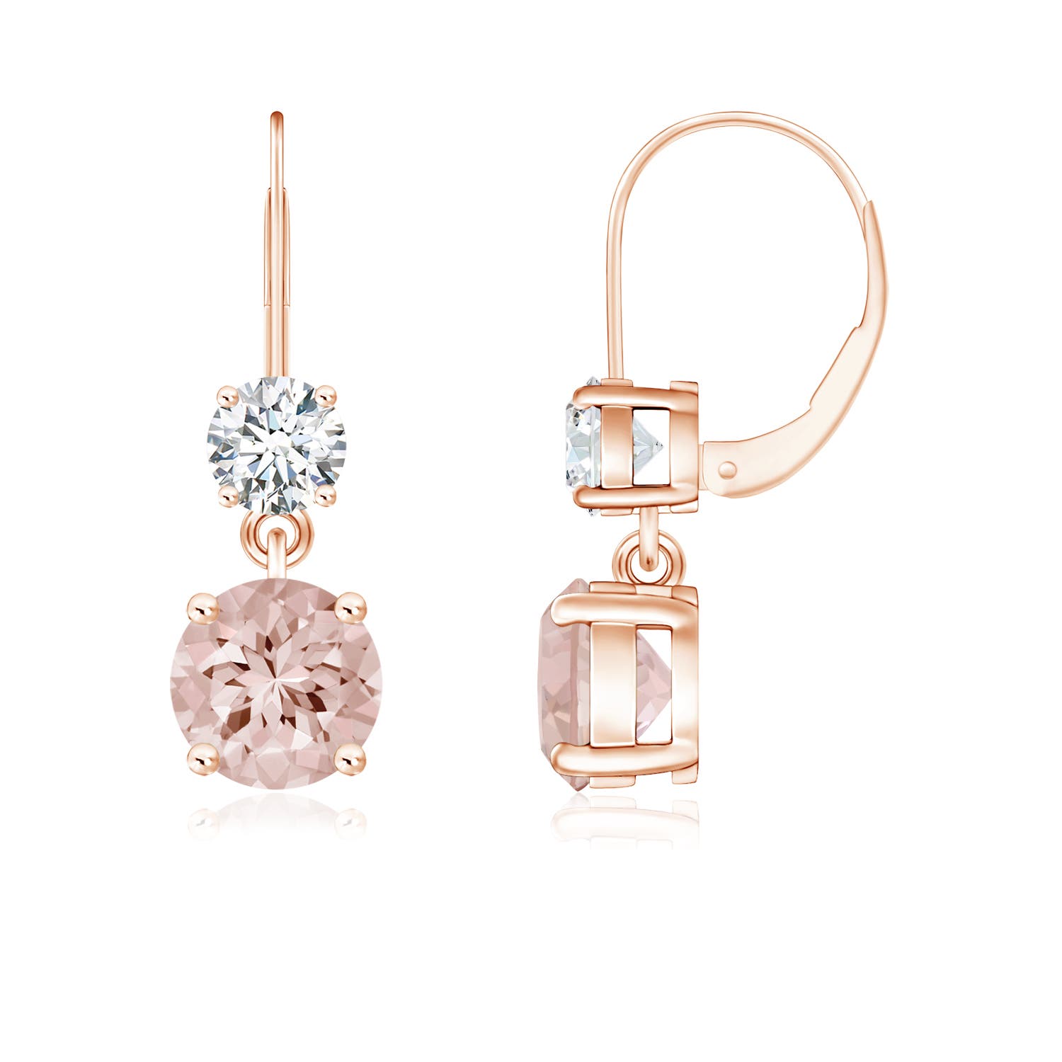 AA - Morganite / 1.72 CT / 14 KT Rose Gold