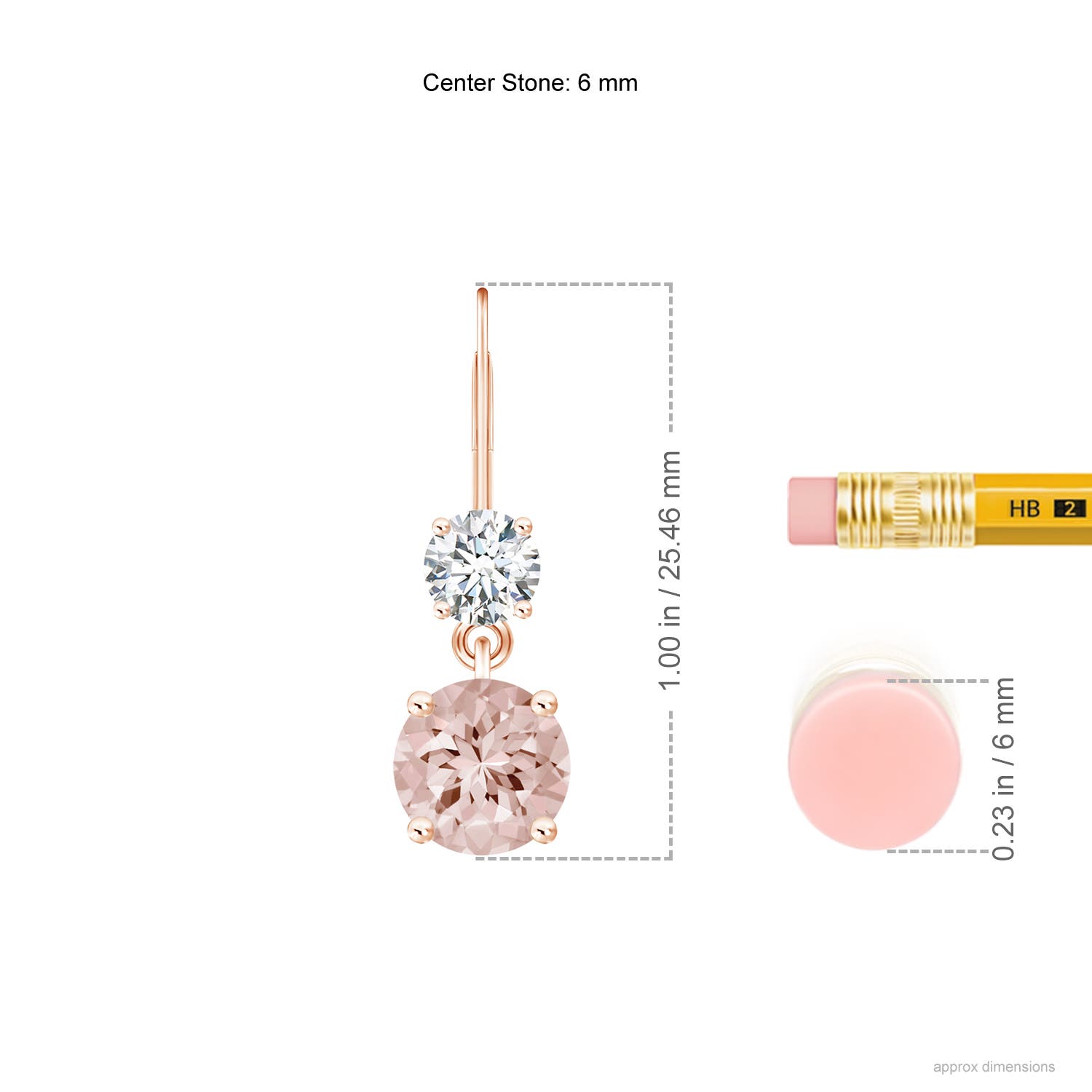 AA - Morganite / 1.72 CT / 14 KT Rose Gold