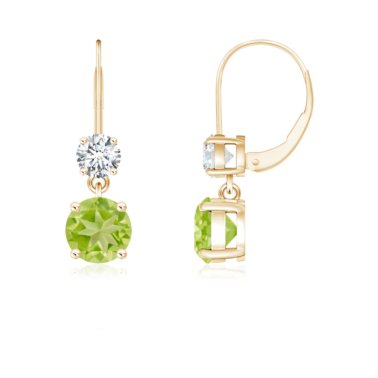 AA - Peridot / 1.31 CT / 14 KT Yellow Gold