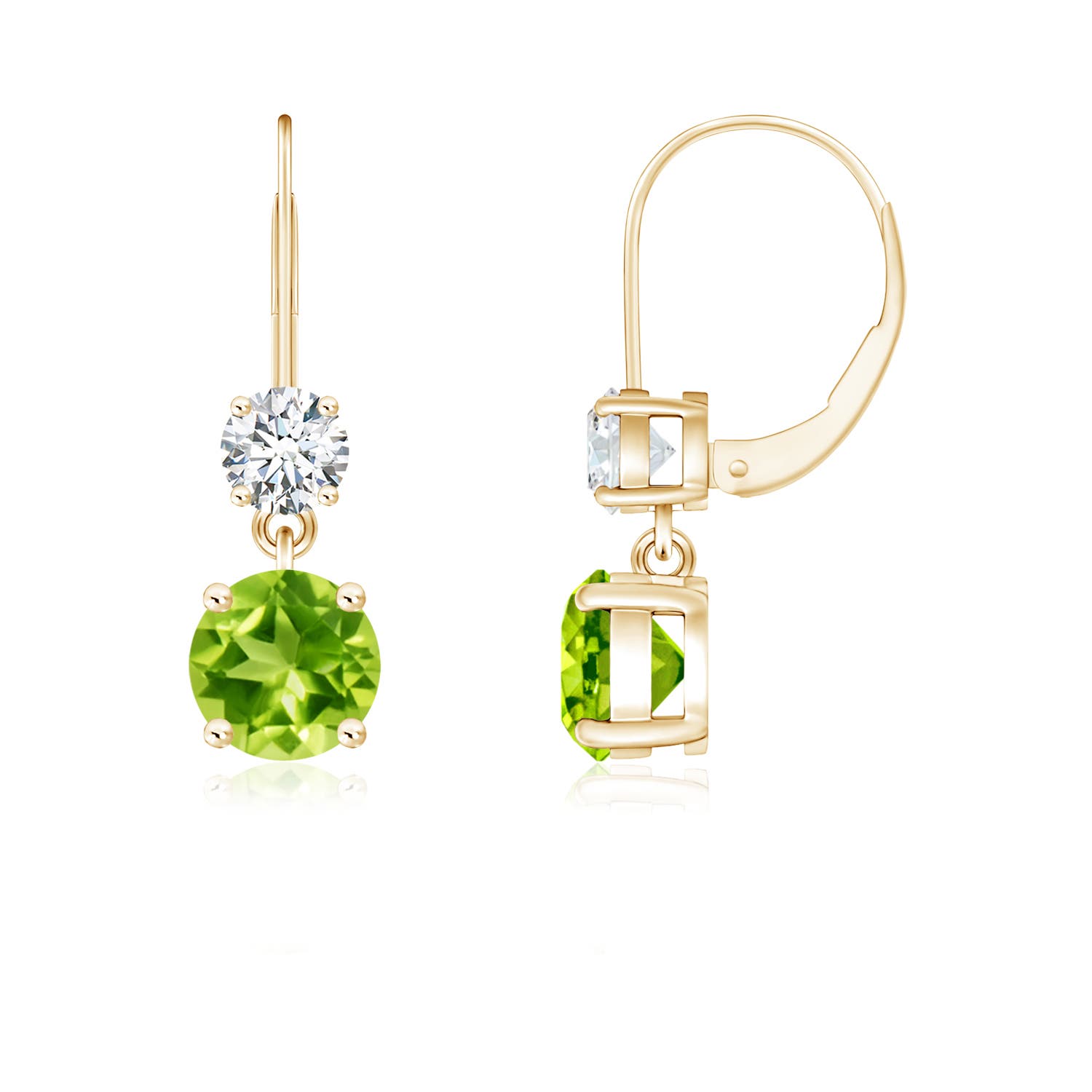 AAA - Peridot / 1.31 CT / 14 KT Yellow Gold