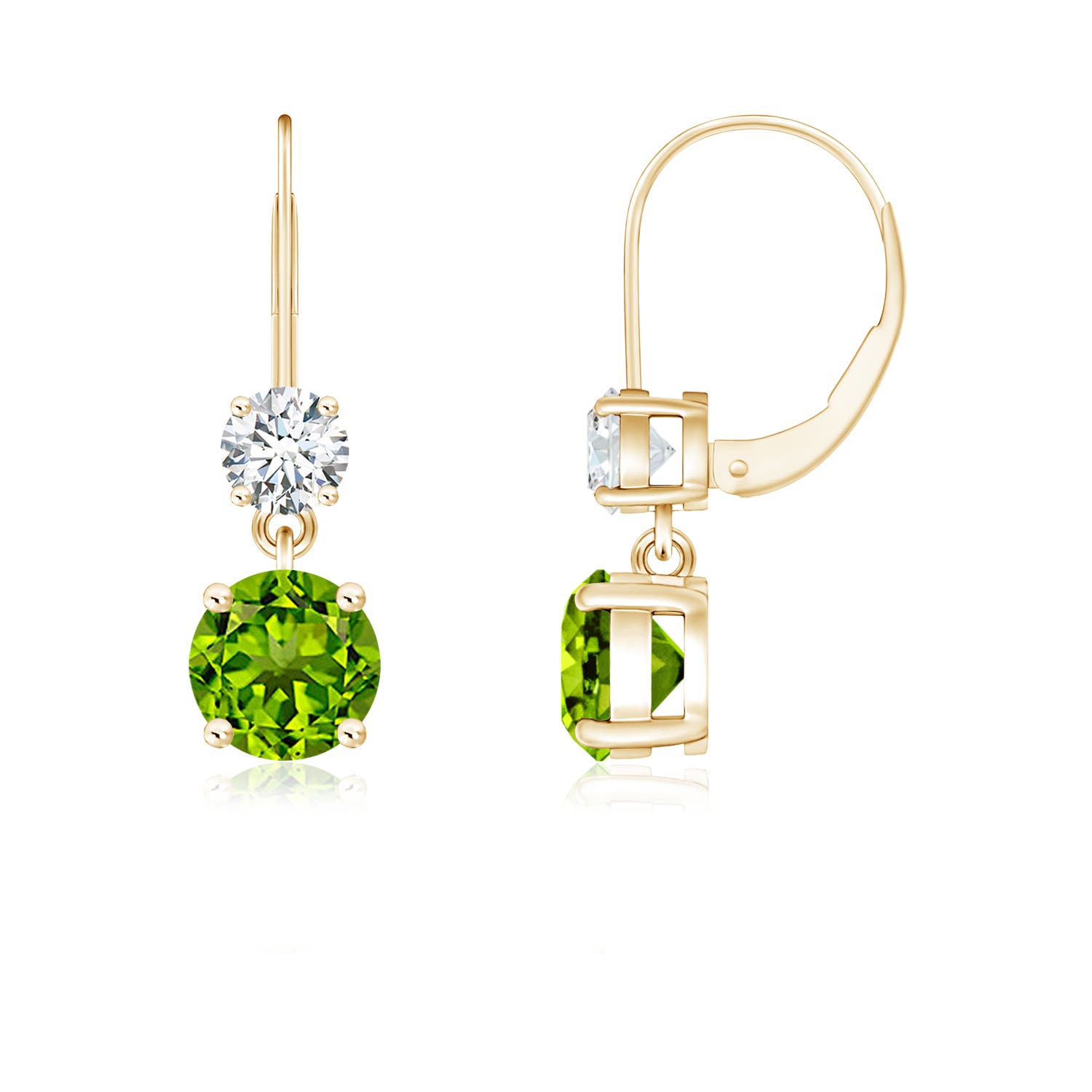 AAAA - Peridot / 1.31 CT / 14 KT Yellow Gold