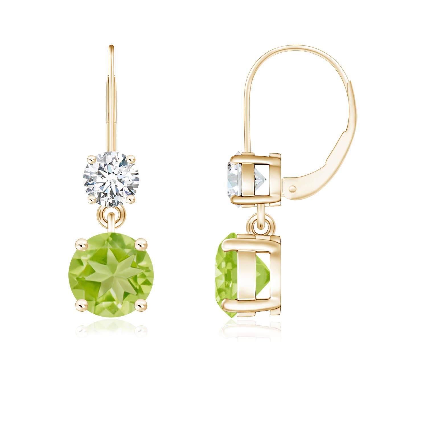 AA - Peridot / 2.22 CT / 14 KT Yellow Gold