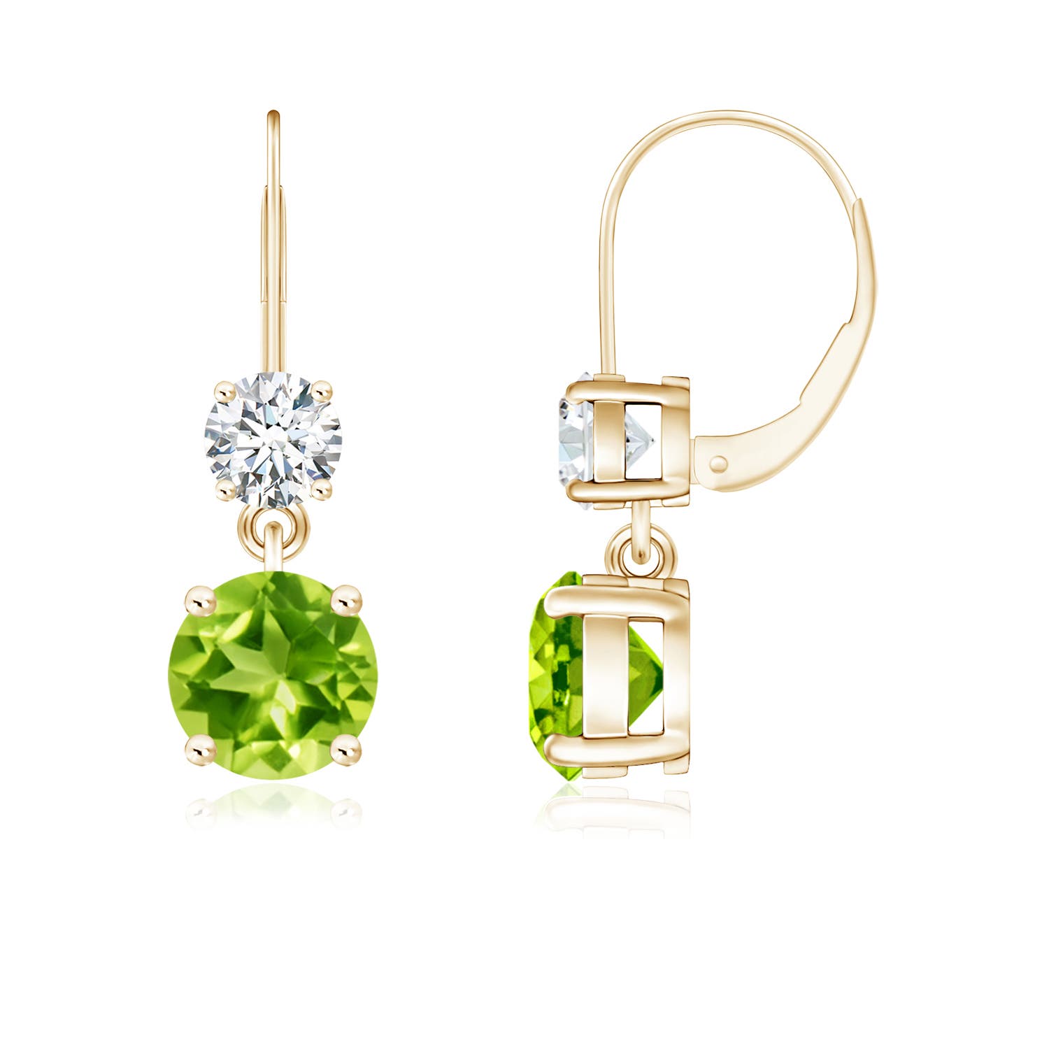 AAA - Peridot / 2.22 CT / 14 KT Yellow Gold