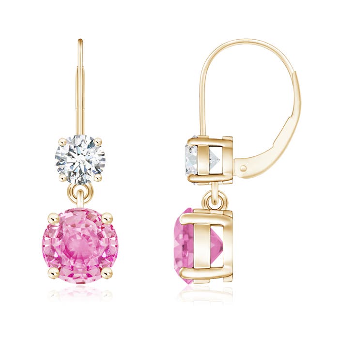 A - Pink Sapphire / 2.32 CT / 14 KT Yellow Gold