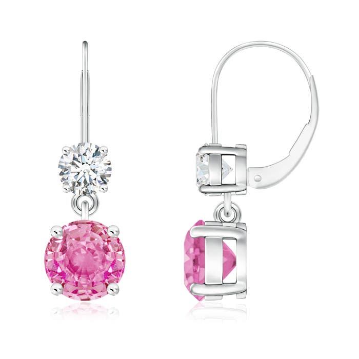 AA - Pink Sapphire / 2.32 CT / 14 KT White Gold