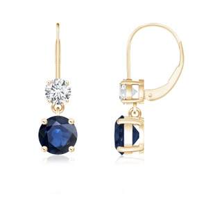 Round AA Blue Sapphire