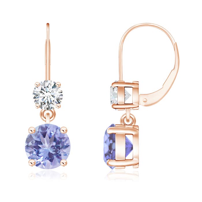 A - Tanzanite / 2.12 CT / 14 KT Rose Gold