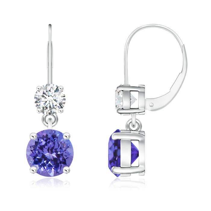 AA - Tanzanite / 2.12 CT / 14 KT White Gold