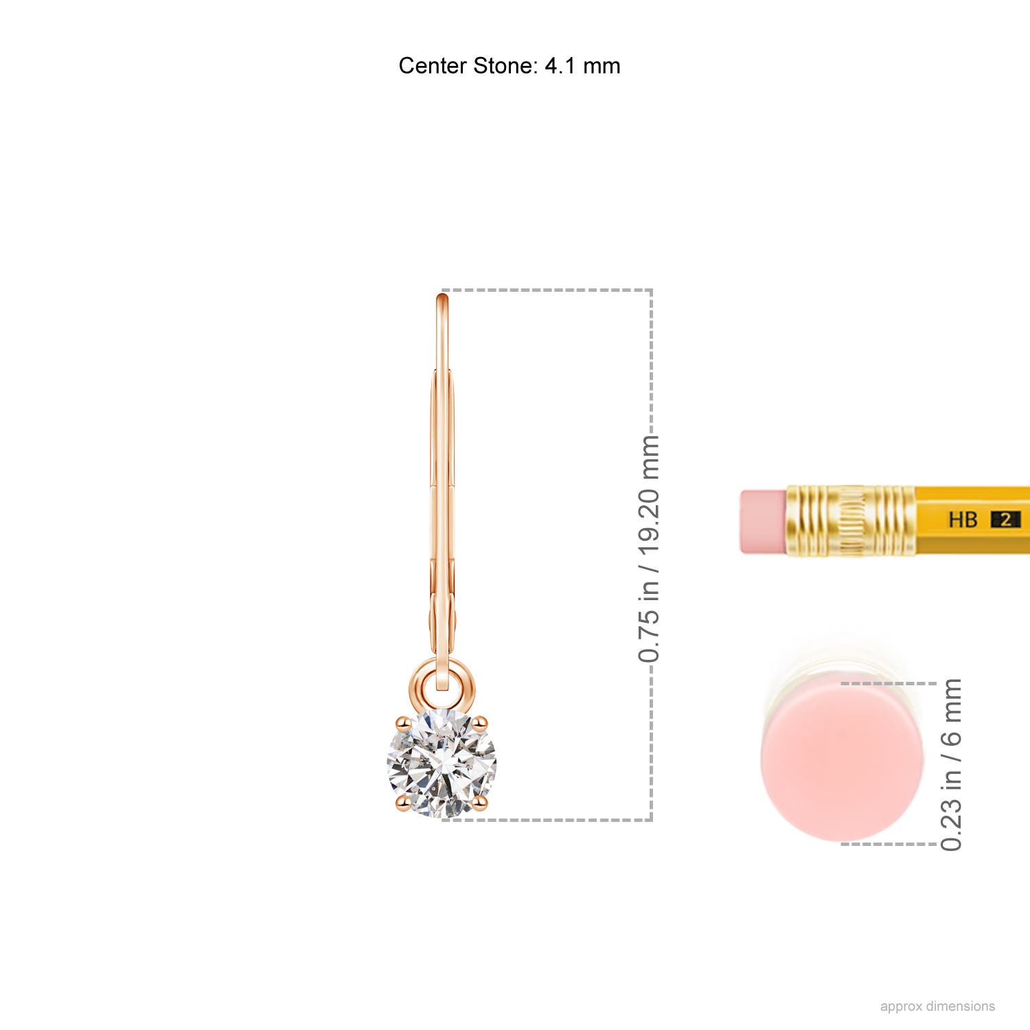 I-J, I1-I2 / 0.5 CT / 14 KT Rose Gold