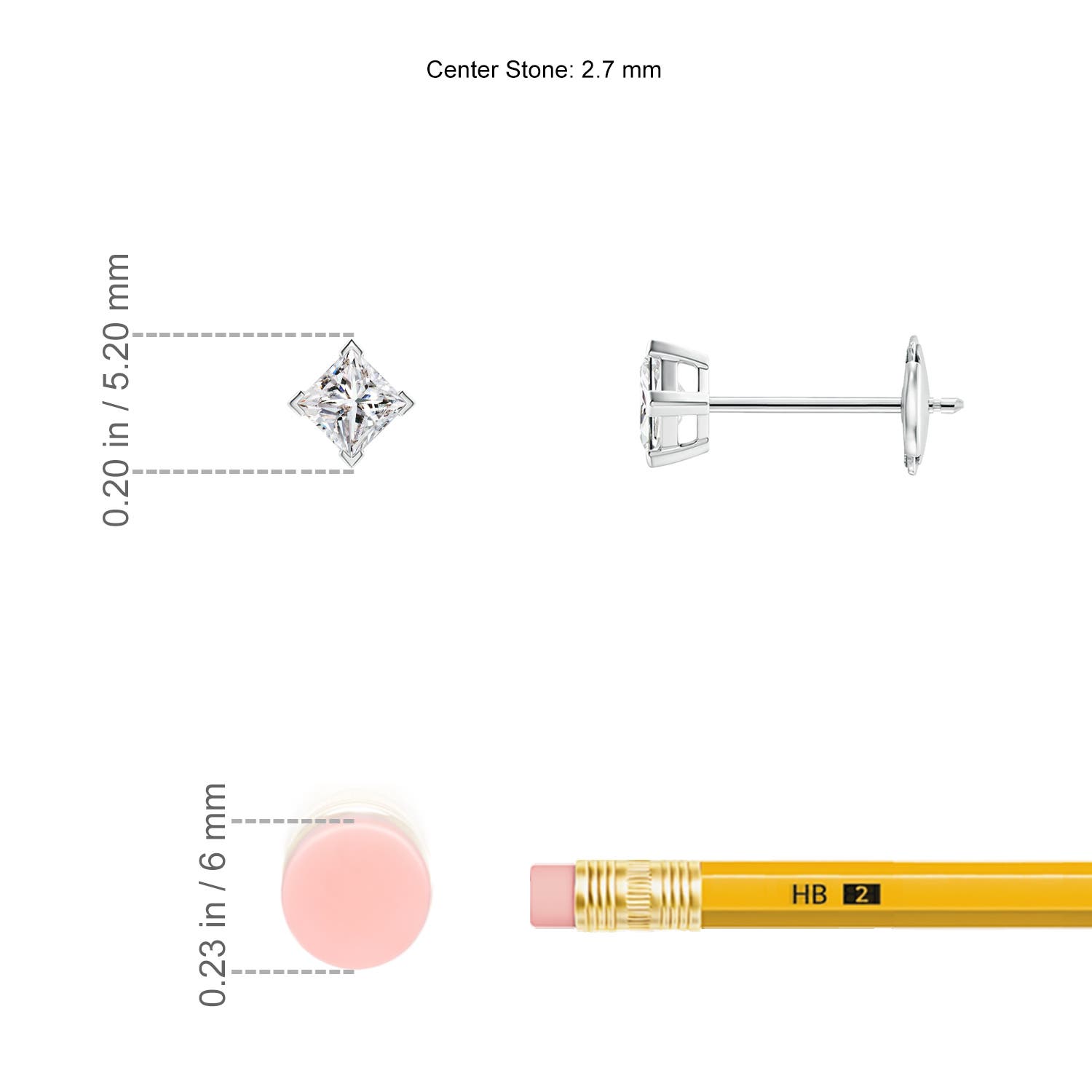 I-J, I1-I2 / 0.25 CT / 14 KT White Gold