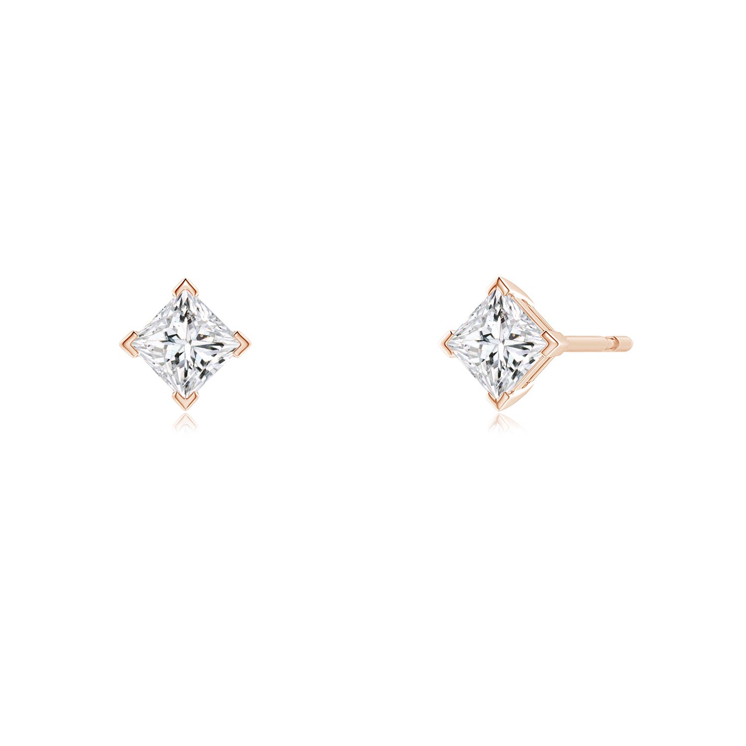 H, SI2 / 0.5 CT / 14 KT Rose Gold