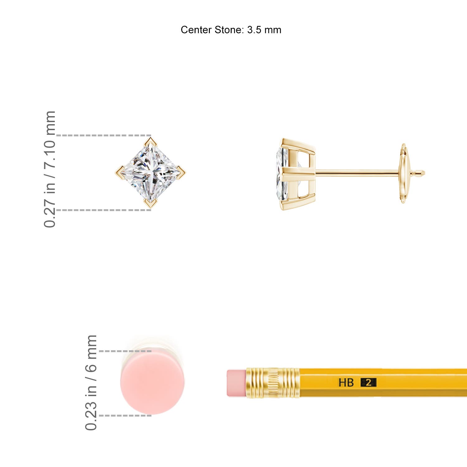 I-J, I1-I2 / 0.5 CT / 14 KT Yellow Gold