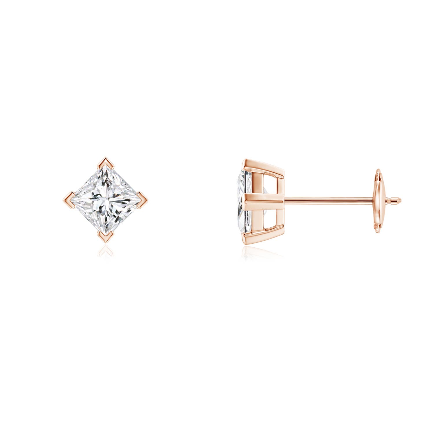 H, SI2 / 0.66 CT / 14 KT Rose Gold