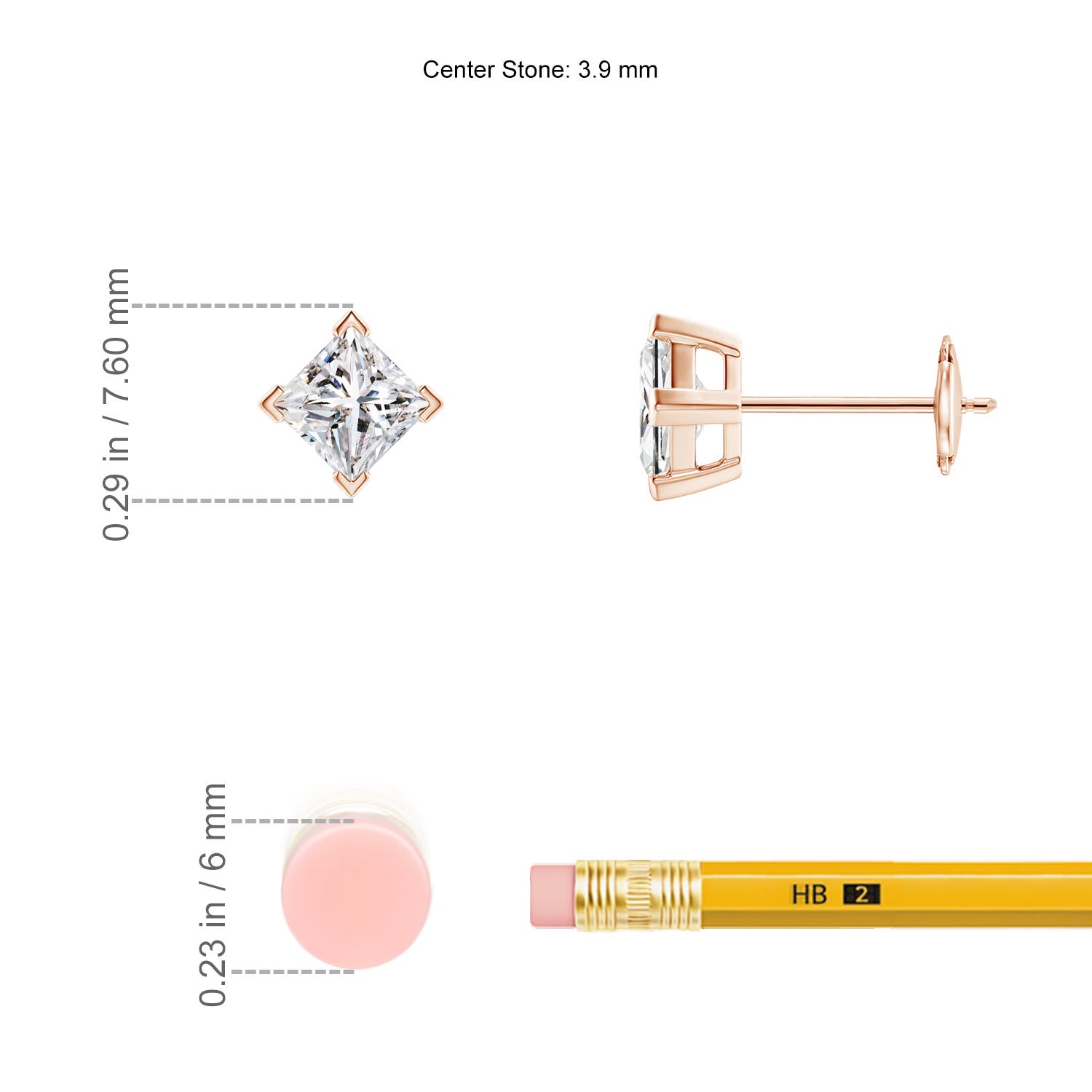 I-J, I1-I2 / 0.66 CT / 14 KT Rose Gold