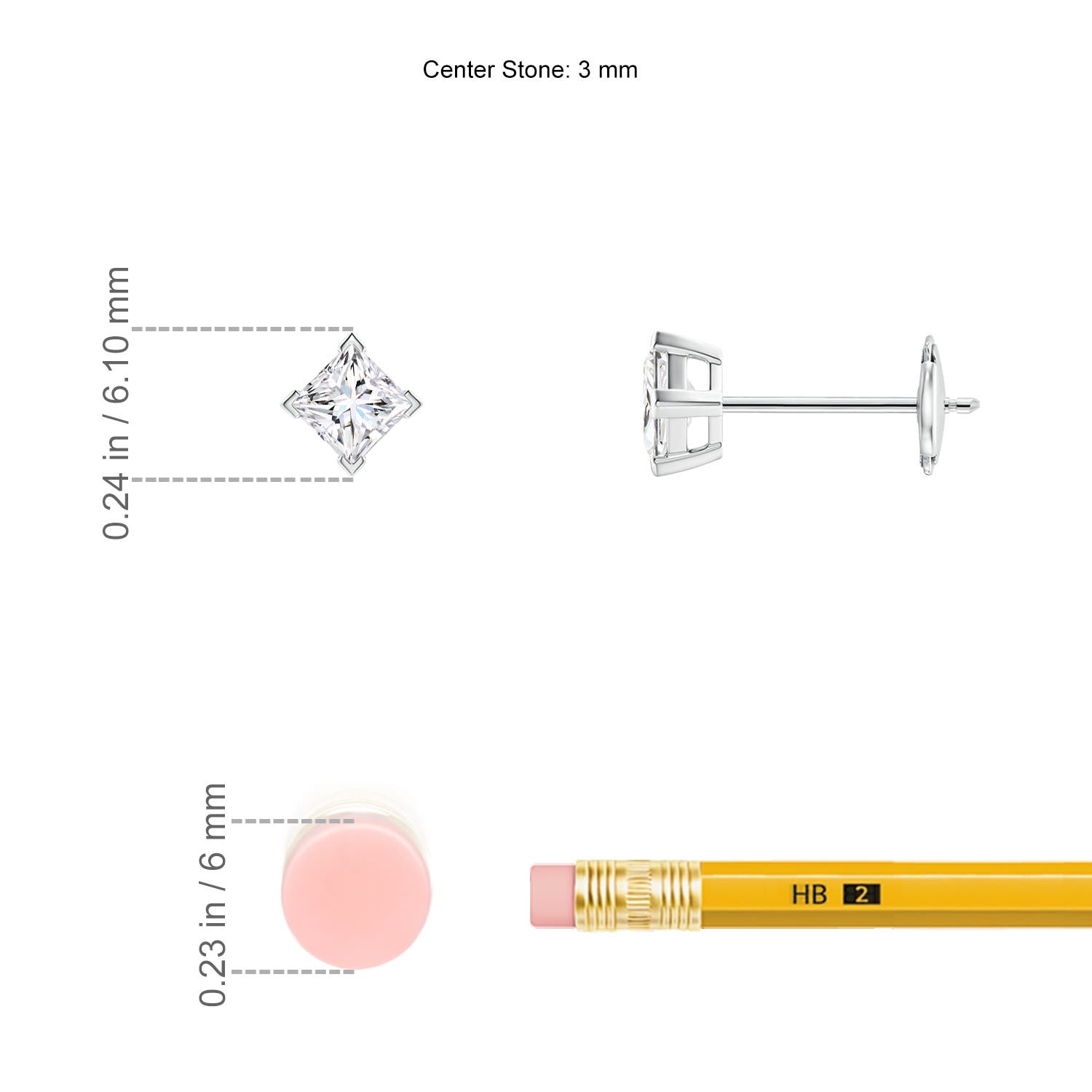 G, VS2 / 0.32 CT / 14 KT White Gold