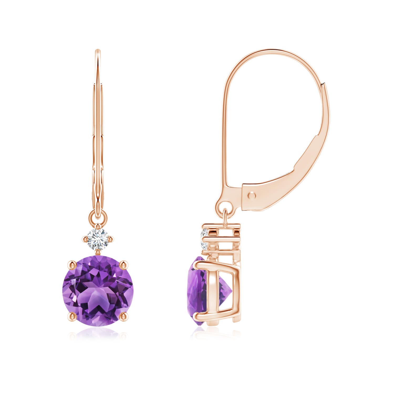 AA - Amethyst / 1.65 CT / 14 KT Rose Gold