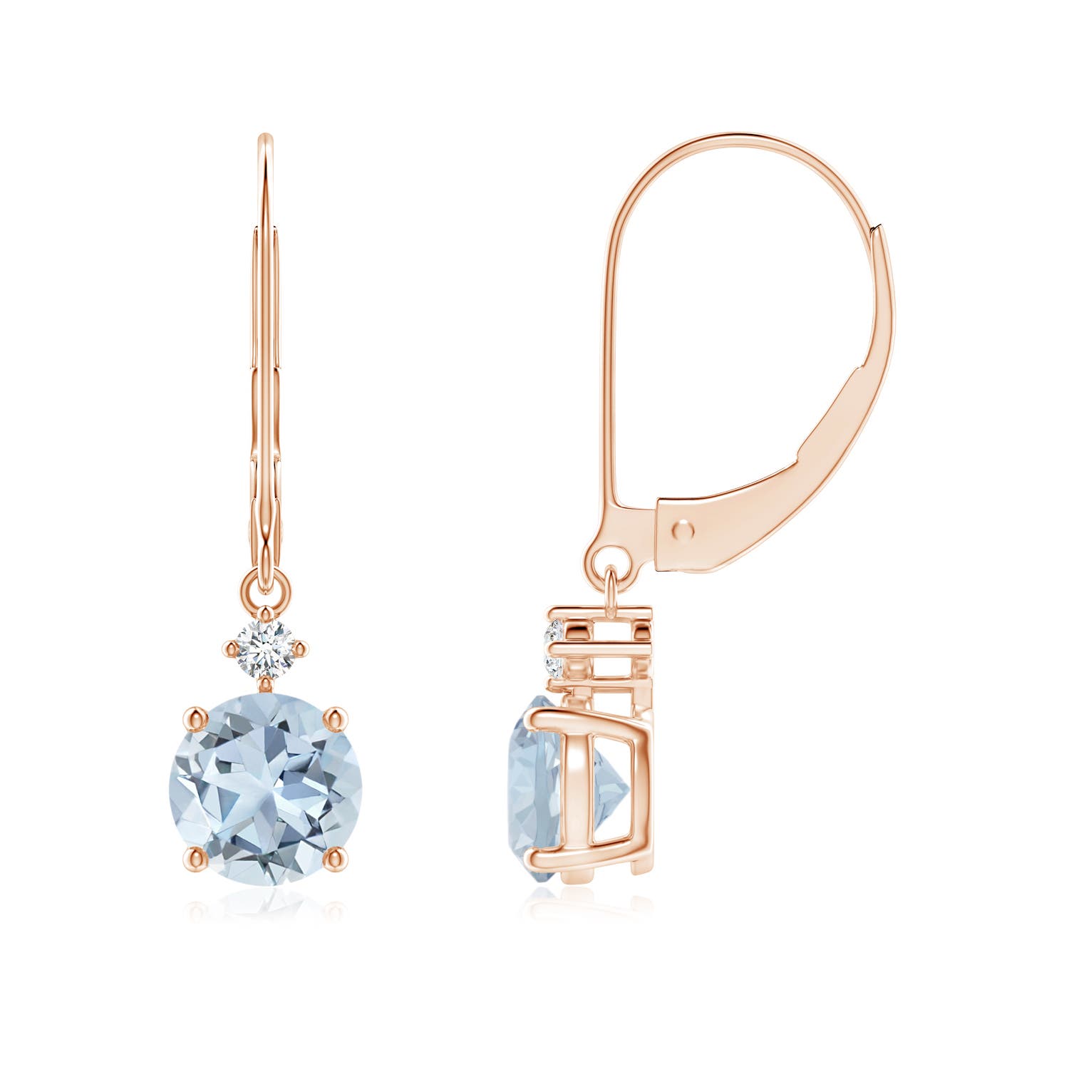 A - Aquamarine / 1.49 CT / 14 KT Rose Gold