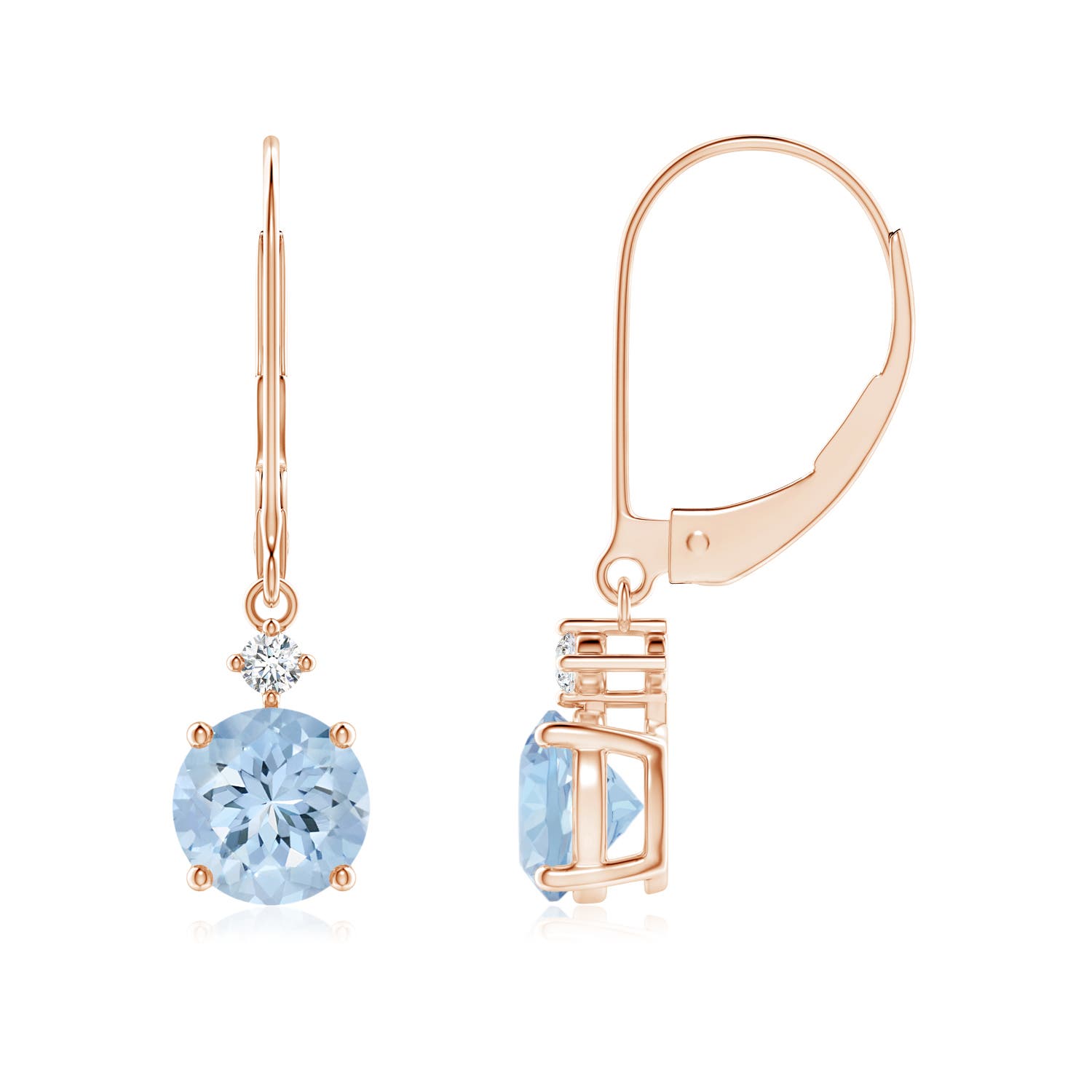 AA - Aquamarine / 1.49 CT / 14 KT Rose Gold