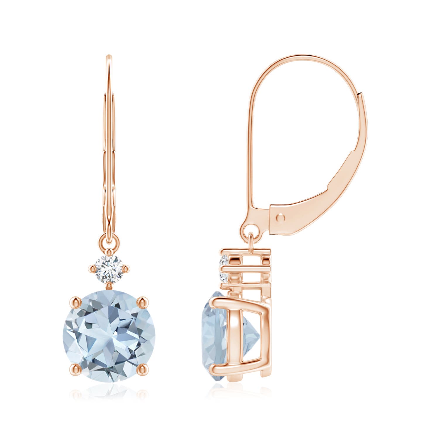 A - Aquamarine / 2.33 CT / 14 KT Rose Gold