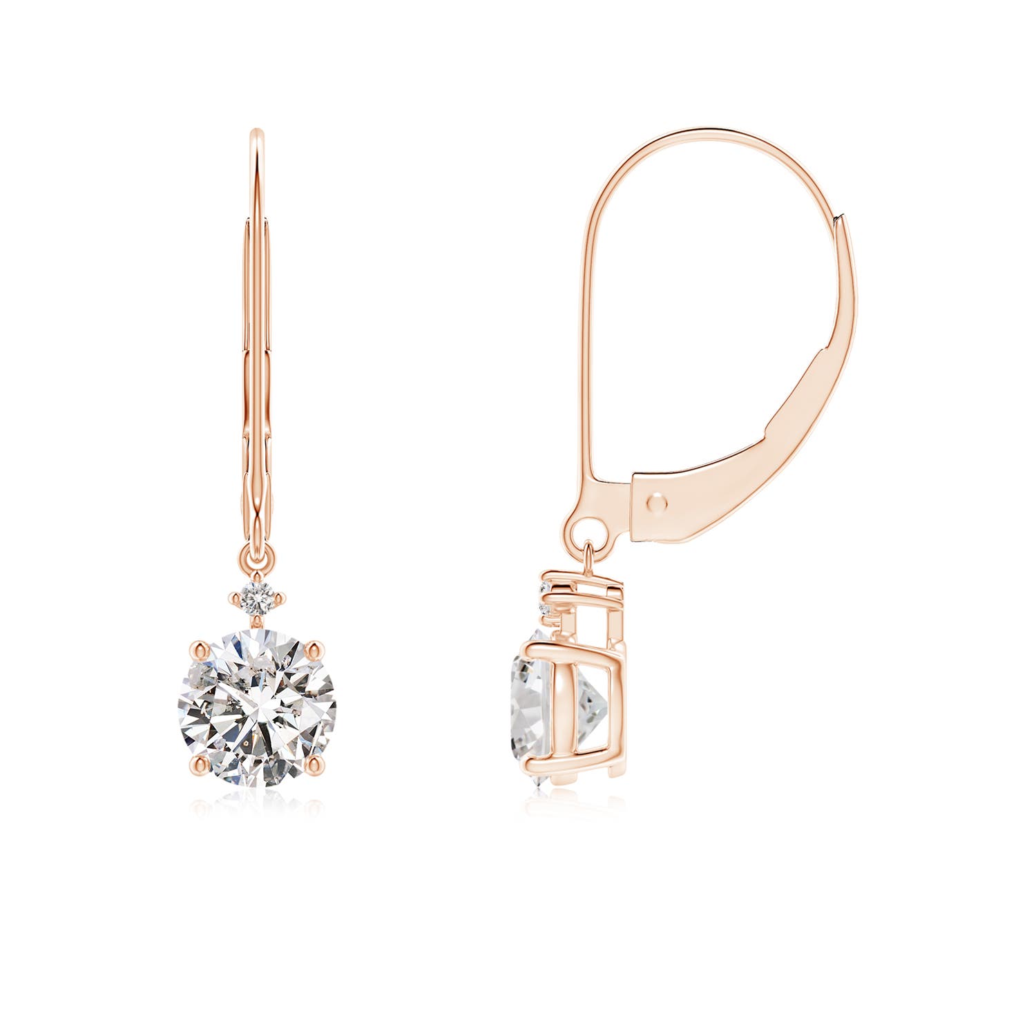 I-J, I1-I2 / 1.12 CT / 14 KT Rose Gold