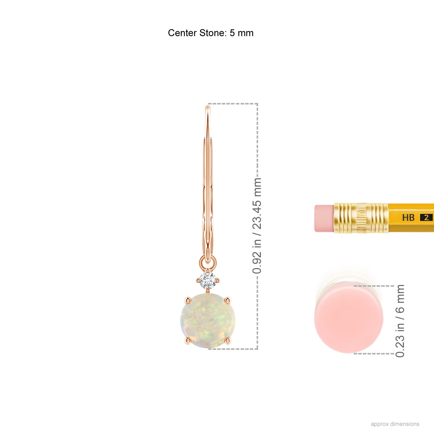 AAA - Opal / 0.7 CT / 14 KT Rose Gold