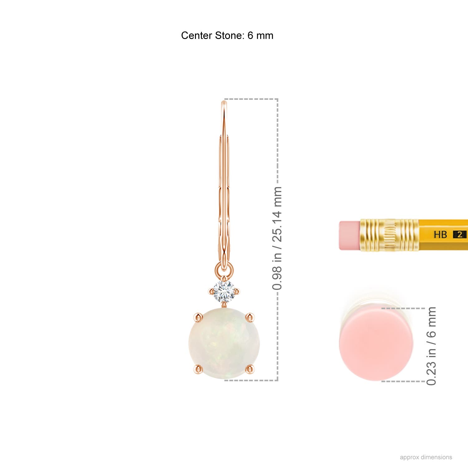 A - Opal / 1.05 CT / 14 KT Rose Gold