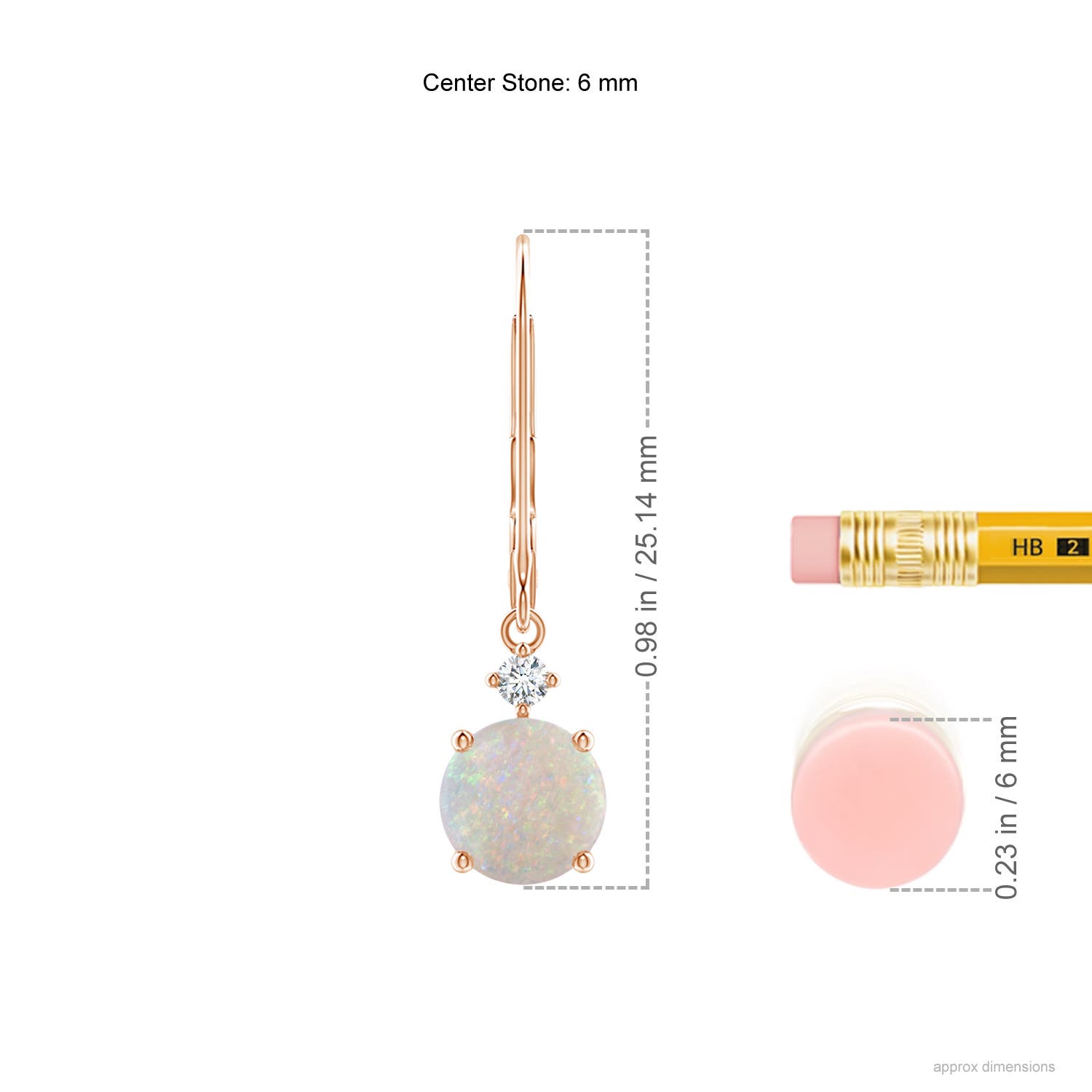 AA - Opal / 1.05 CT / 14 KT Rose Gold