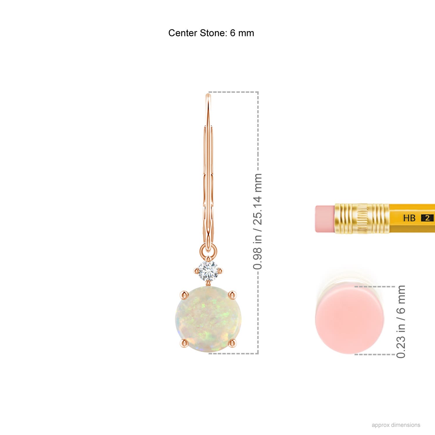 AAA - Opal / 1.05 CT / 14 KT Rose Gold