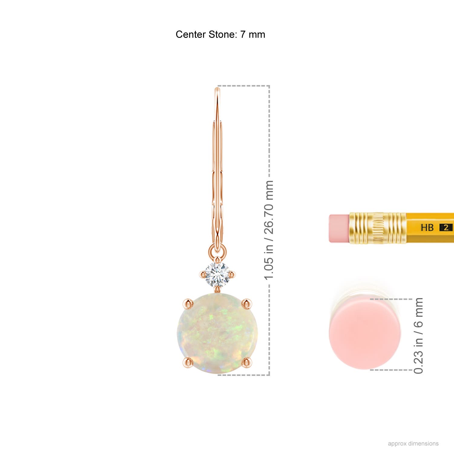 AAA - Opal / 1.59 CT / 14 KT Rose Gold