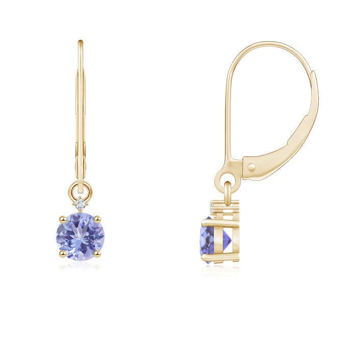 AA - Tanzanite / 0.52 CT / 14 KT Yellow Gold