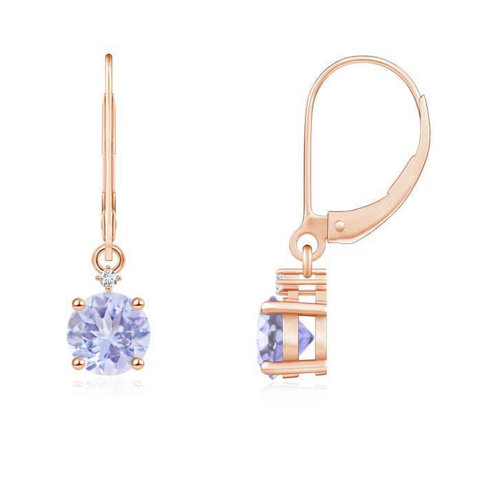 A - Tanzanite / 1.04 CT / 14 KT Rose Gold