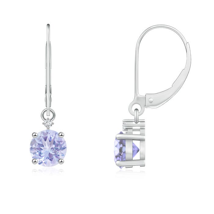 A - Tanzanite / 1.04 CT / 14 KT White Gold