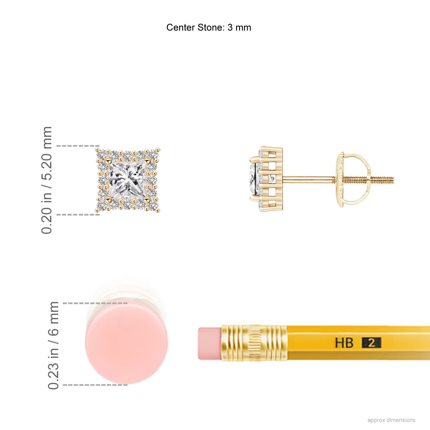 I-J, I1-I2 / 0.45 CT / 14 KT Yellow Gold