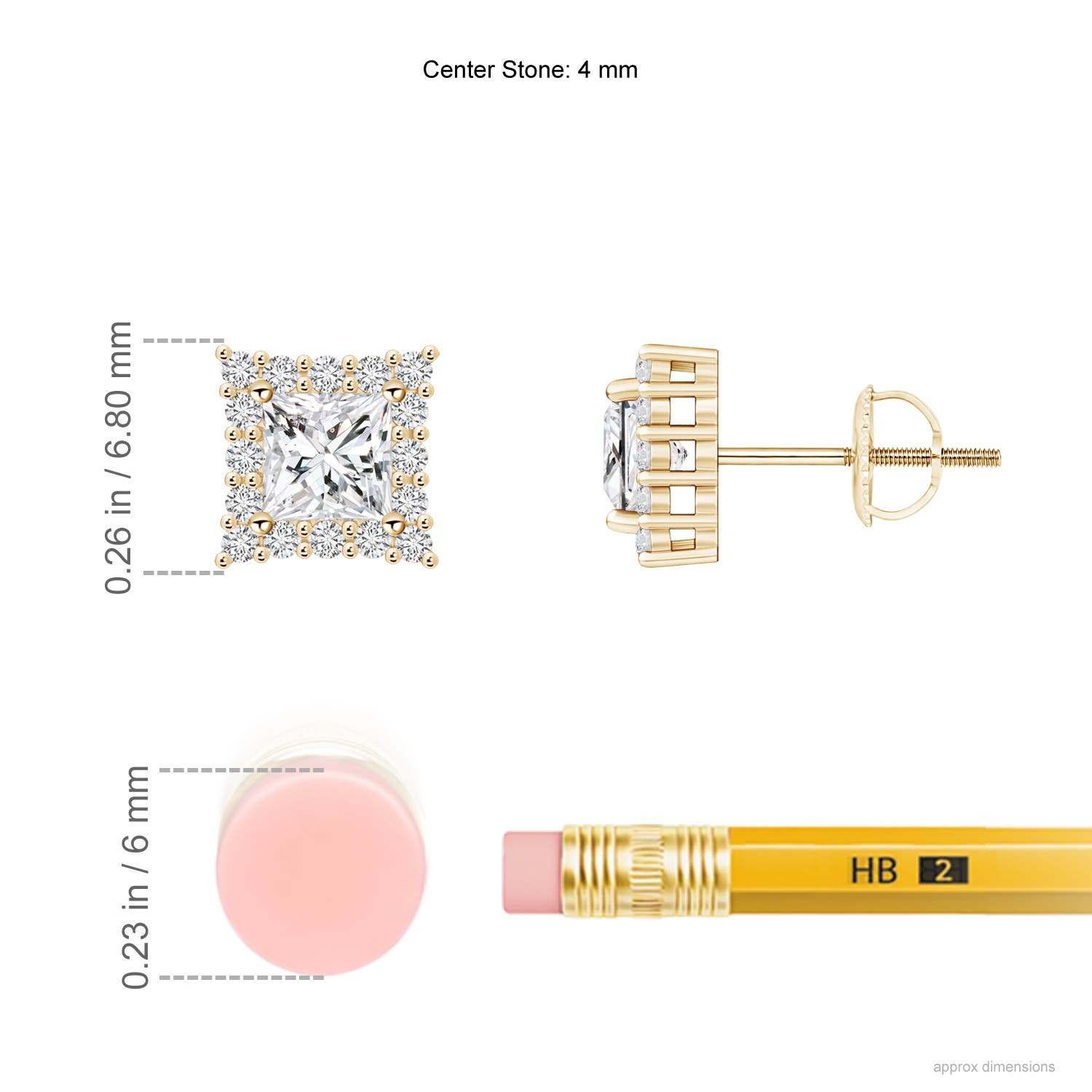 H, SI2 / 0.98 CT / 14 KT Yellow Gold