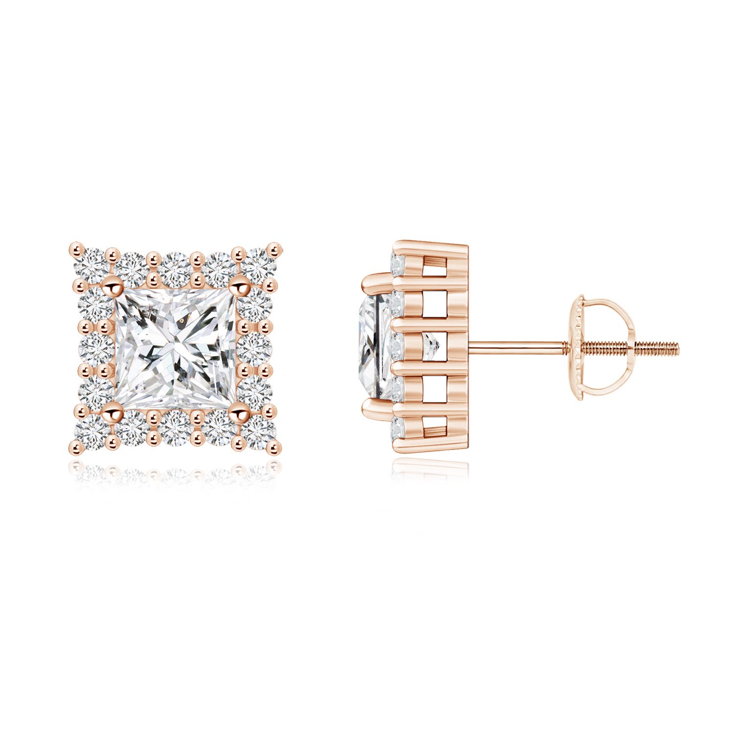 H, SI2 / 1.95 CT / 14 KT Rose Gold