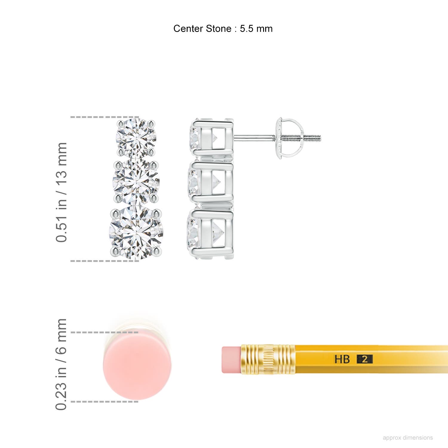 H, SI2 / 2.01 CT / 14 KT White Gold