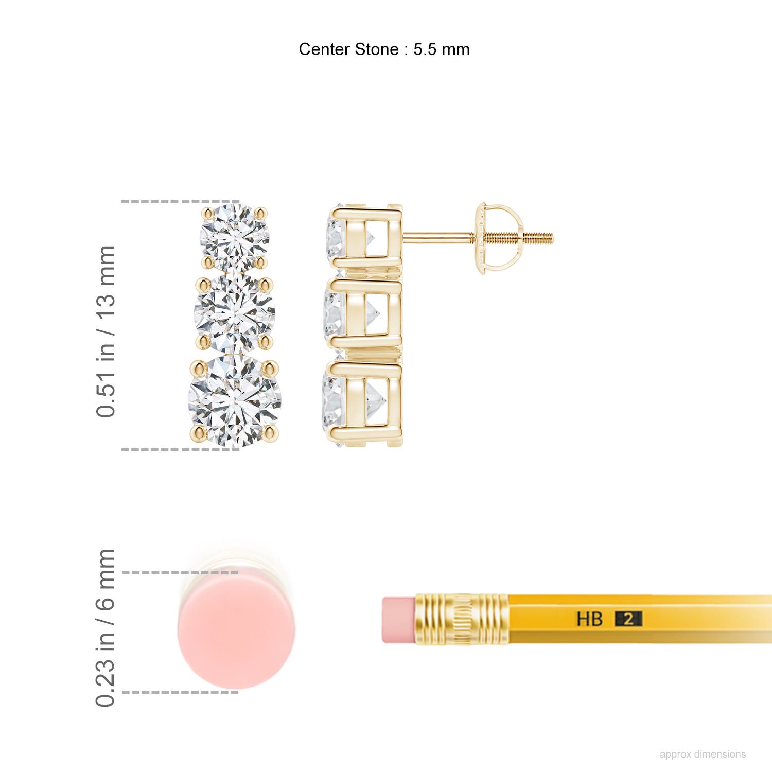 H, SI2 / 2.01 CT / 14 KT Yellow Gold