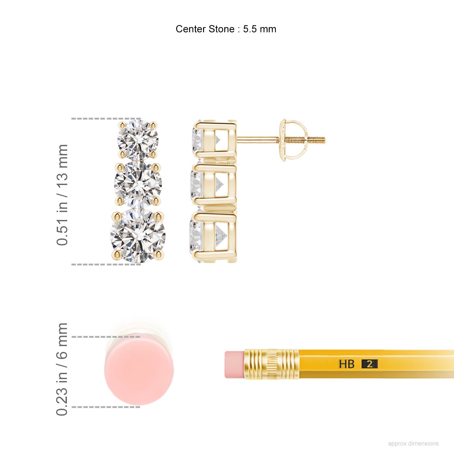 I-J, I1-I2 / 2.01 CT / 14 KT Yellow Gold