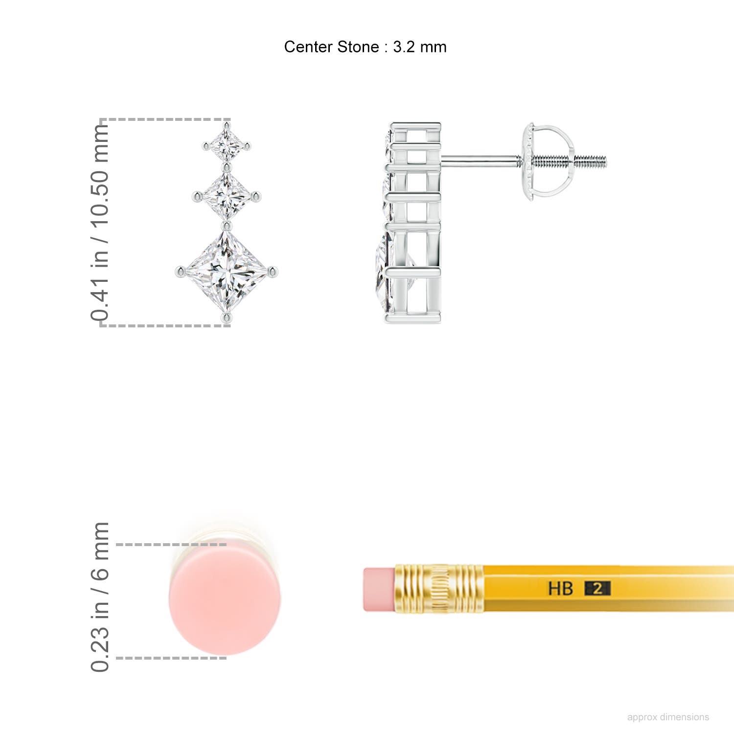 H, SI2 / 0.52 CT / 14 KT White Gold