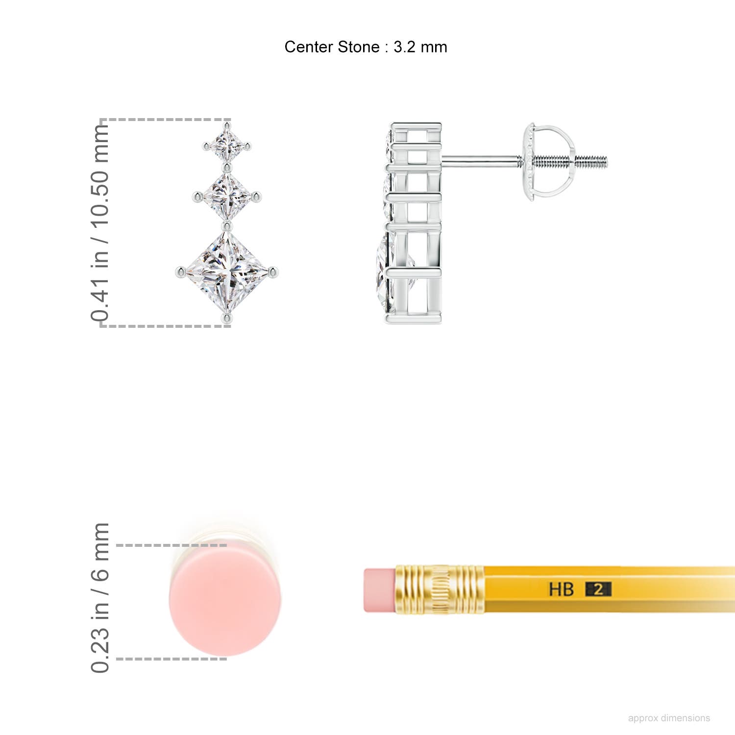 I-J, I1-I2 / 0.52 CT / 14 KT White Gold