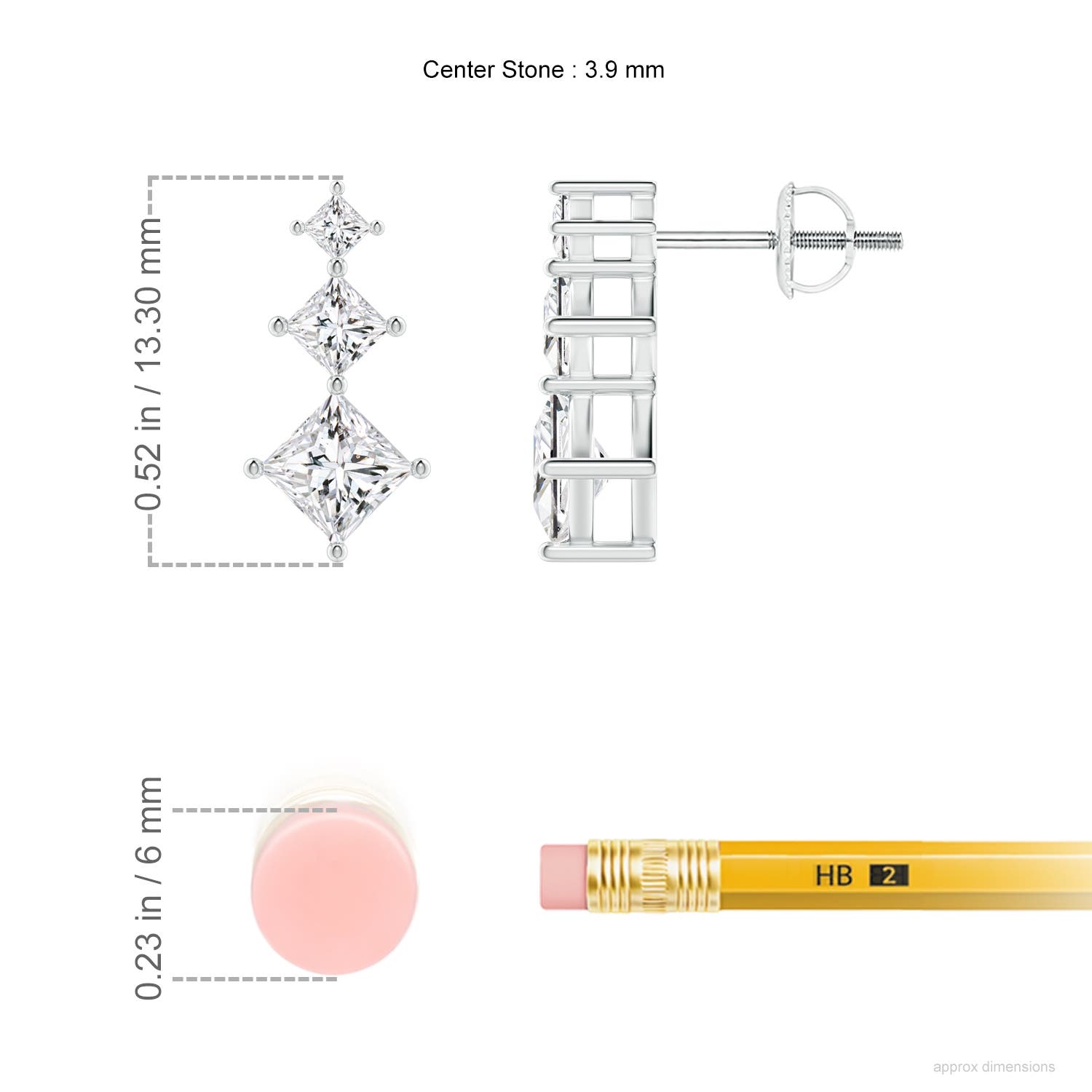 H, SI2 / 1.01 CT / 14 KT White Gold