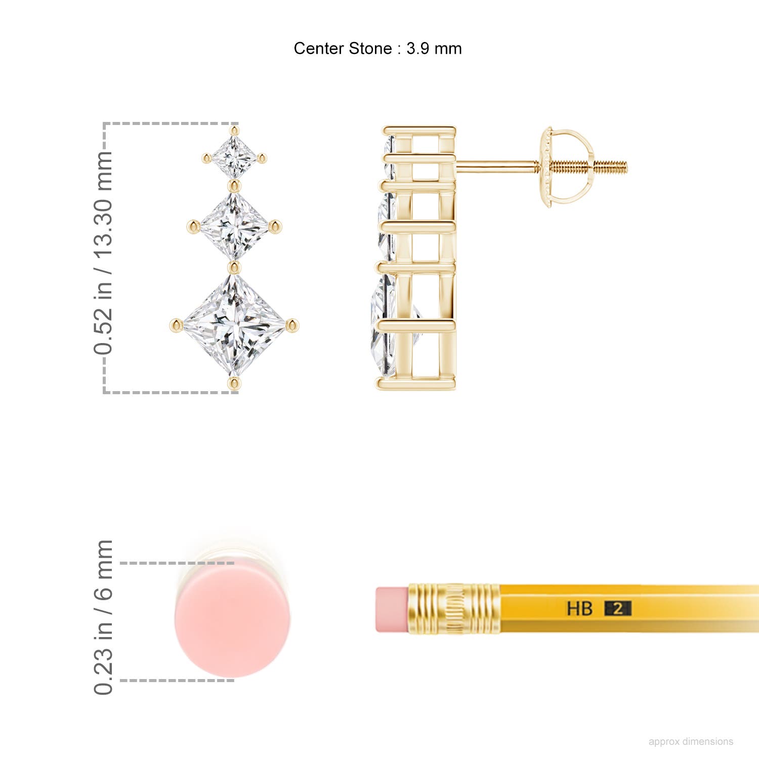 H, SI2 / 1.01 CT / 14 KT Yellow Gold