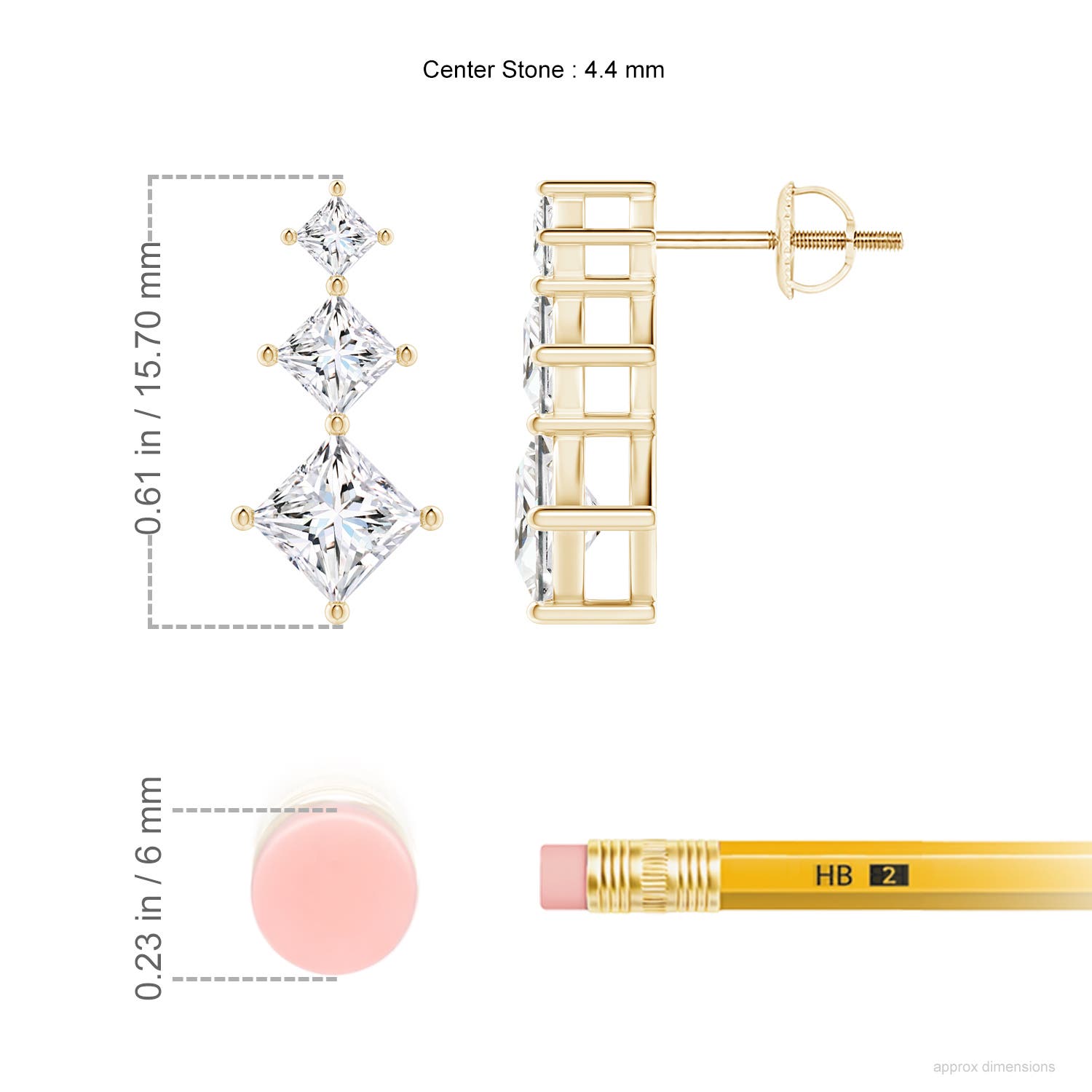 G, VS2 / 1.52 CT / 14 KT Yellow Gold