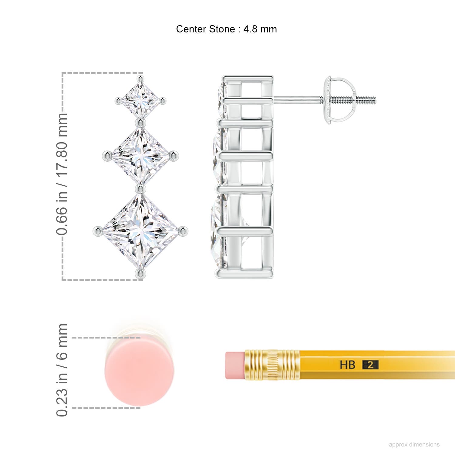 G, VS2 / 2 CT / 14 KT White Gold