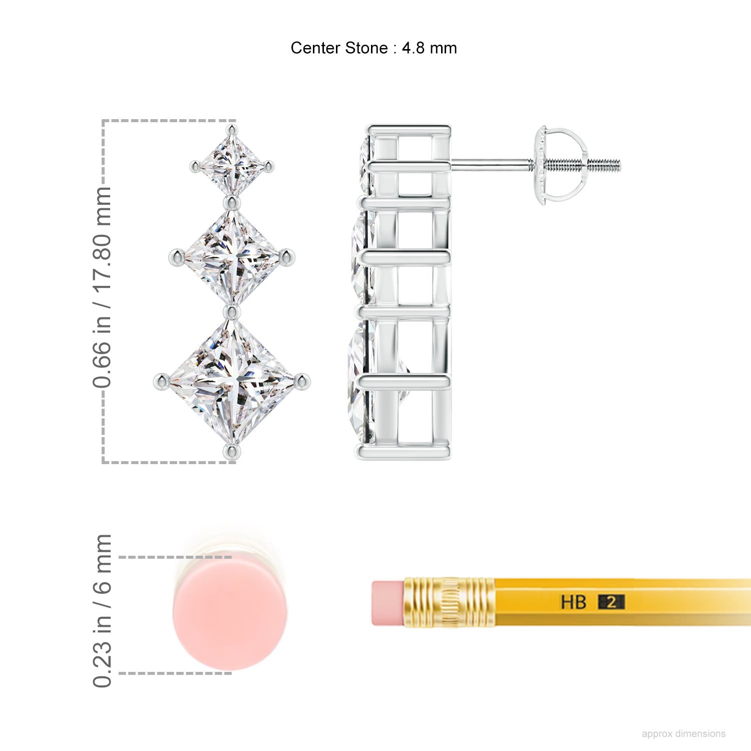 I-J, I1-I2 / 2 CT / 14 KT White Gold