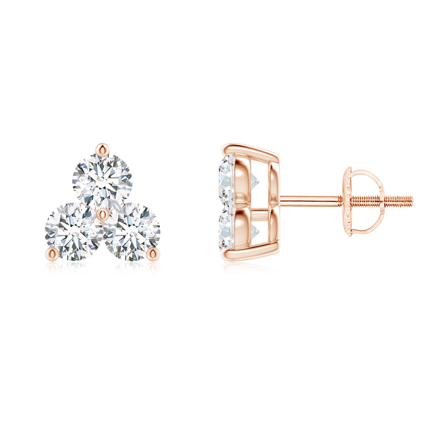 G, VS2 / 0.52 CT / 14 KT Rose Gold