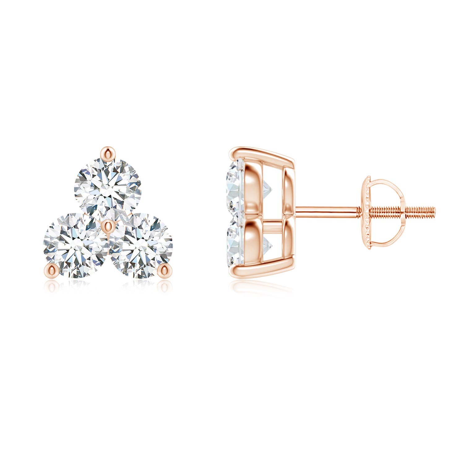 G, VS2 / 0.75 CT / 14 KT Rose Gold