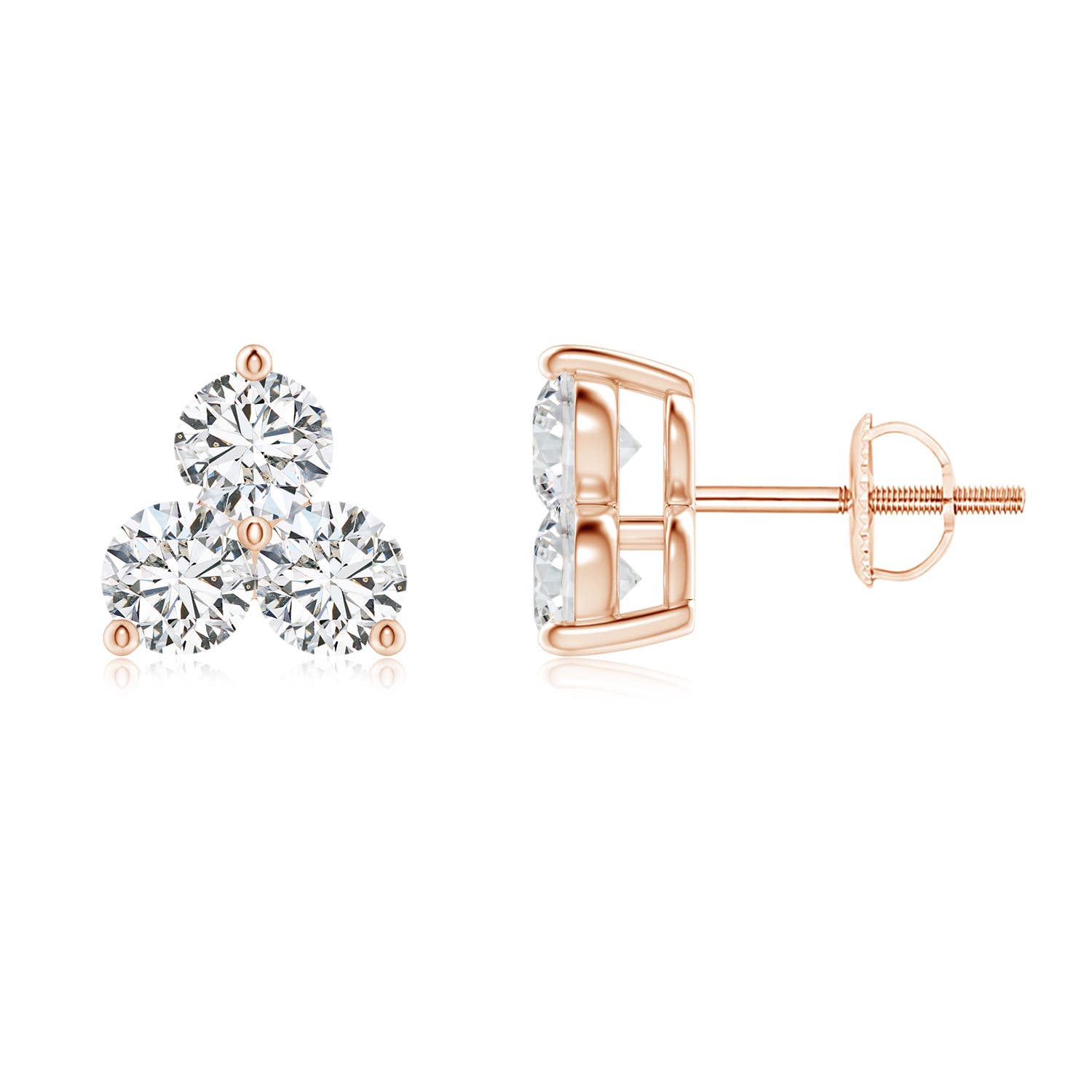 H, SI2 / 0.75 CT / 14 KT Rose Gold