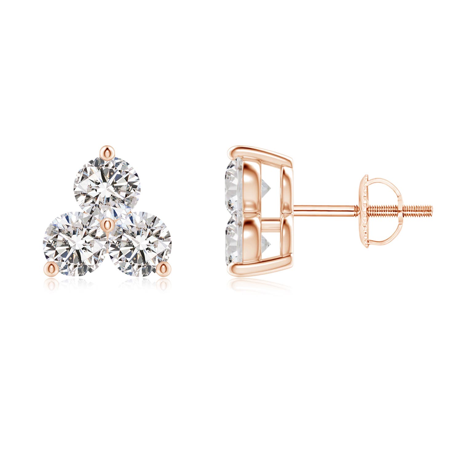 I-J, I1-I2 / 0.75 CT / 14 KT Rose Gold